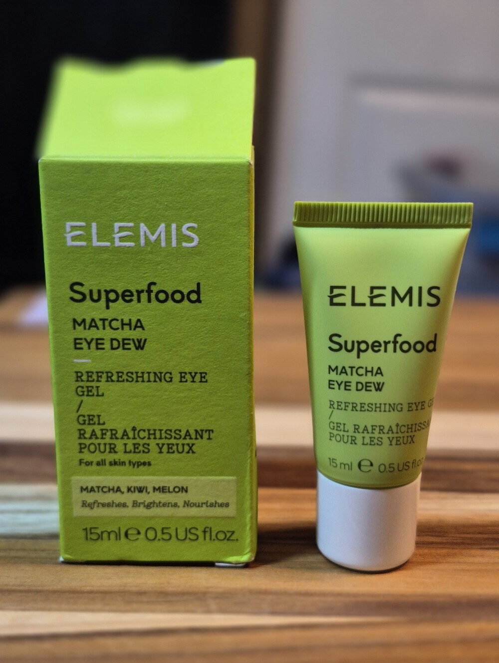 ELEMIS Superfood Matcha Eye Dew, 15ml (Travel Size), NIB - Picture 4 of 4